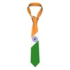 DABOYOZHZH India Flag Emblem Striped Necktie Men'S Neck Ties Mens