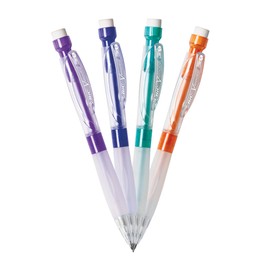 BIC Velocity Max Mechanical Pencils, With Colorful Barrel, Medium Point (0.7mm), 2-Count Pack Mechanical Pencils With Erasers and Lead Refills