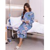 Deyeek Open Back Nightgowns for Bedridden Women Post Surgery Pajamas