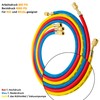 Air Conditioning Filling Hose Set of 3 R410a/R32 1.5 m