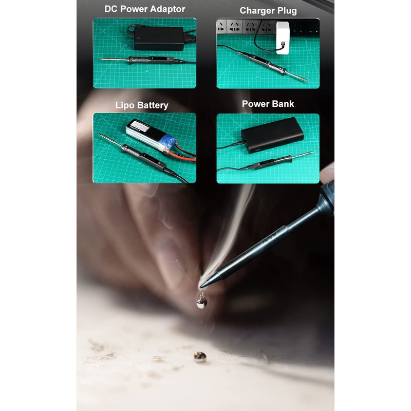 TOOLSAGE TS101 Digit Soldering Iron With B2 Tips Kit Upgrade
