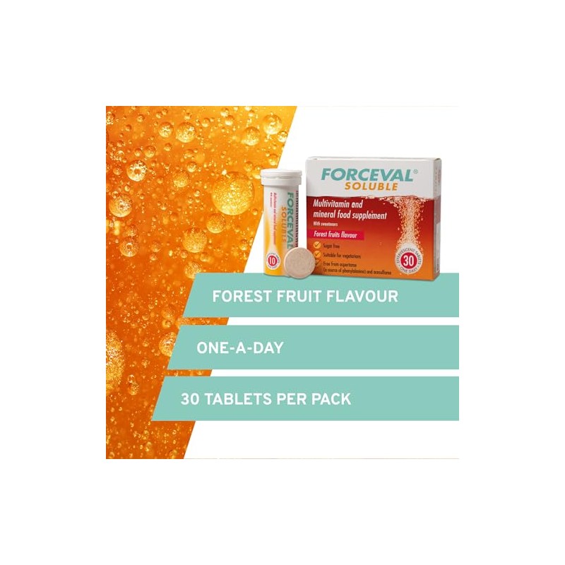 Effervescent Multivitamin Tablets, Pack of 30