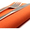 Napkins 38 x 38 cm Soft Point Plain Orange Pack