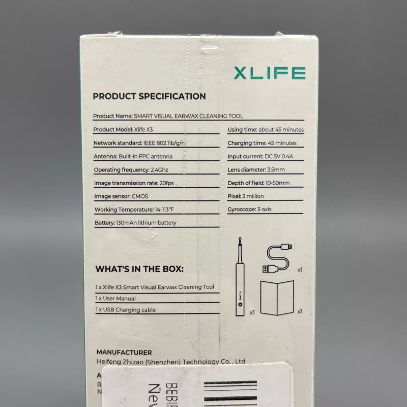 Xlife Smart Visual Earwax Removal Cleaning Tool w/ 6 LED