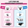 PRO Pack of 120 Individual Eyelashes, 3D Fluffy DIY Eyelash