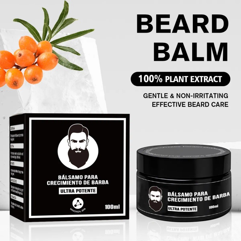 Balsamo Crecimiento Barba Bigote Estimulante Barba