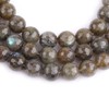 (12mm/Gray) - GEM-inside Labradorite Gemstone Loose Beads Natural 12mm Round