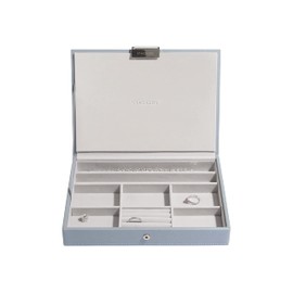 Stackers Dusky Blue Classic Medium Jewellery Box Lid