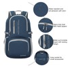ZOMAKE Foldable Backpacks, Small Waterproof Hiking Daypack, Lightweight Backpack for