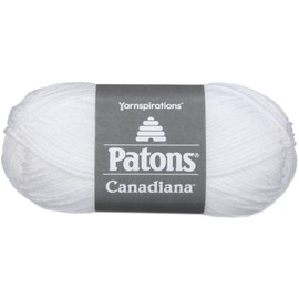 Patons Canadiana Yarn - Solids, White