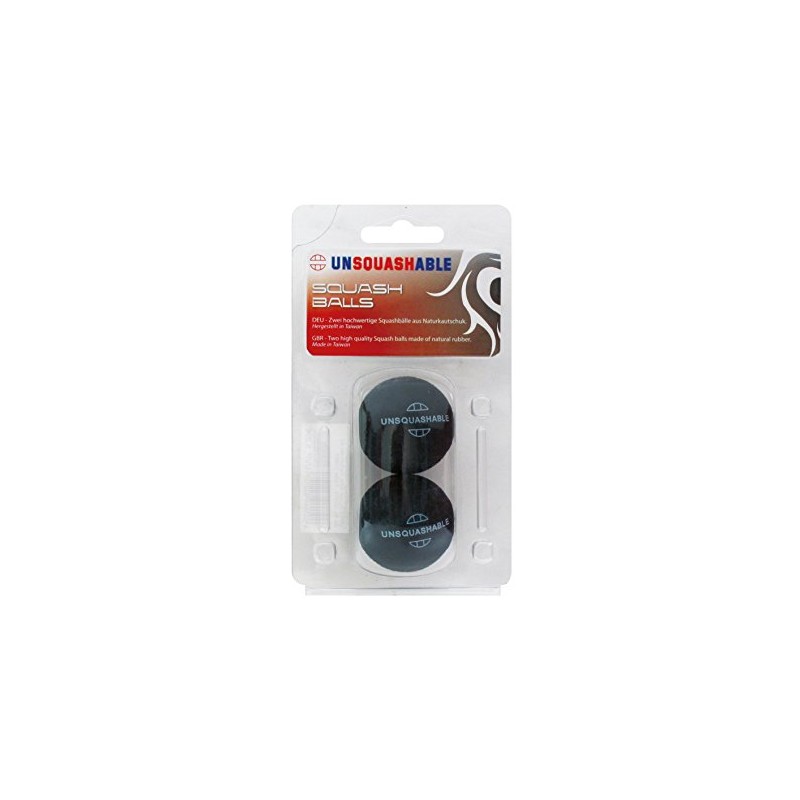 Unsquashable Squash Medium Speed Ball - Black