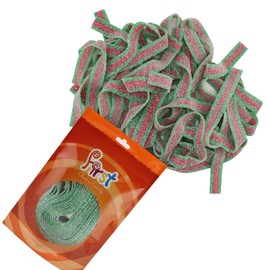 FirstChoiceCandy Sour Strip Chewy Candy Belt 4 Oz (1-Pack, Watermelon)