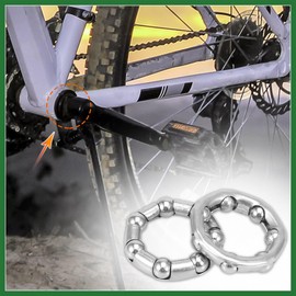 Motoforti 2pcs 37.6mm x 7 Bicycle Ball Bearings Crank Wheel Bearing Retainer Long-lasting