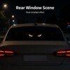 Solar Devil Eyes LED Car Window Light, Wireless No Drill