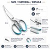 Stainless Steel Kitchen Scissors for Food Prep – Heavy-Duty Poultry