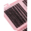 DIY Cluster Eyelash Extension Set, 640pcs 8-16mm 10D+20D+30D+40D Black Thick