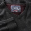 Charles Wilson Fine Knit Cotton Pullover with V-Neck for Men,