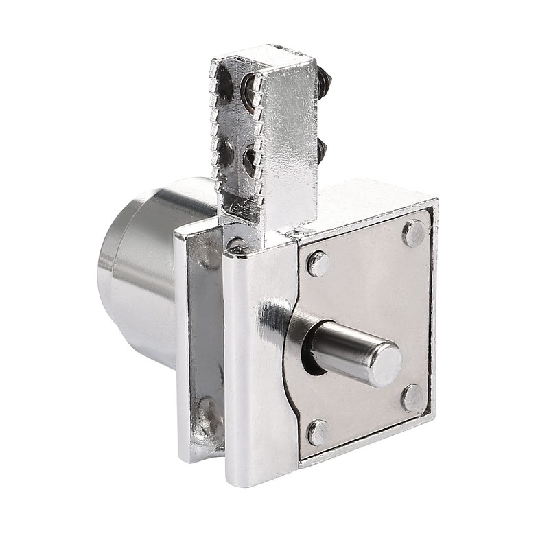 sourcing map Push Lock for Sliding Glass Cabinet Door Fits