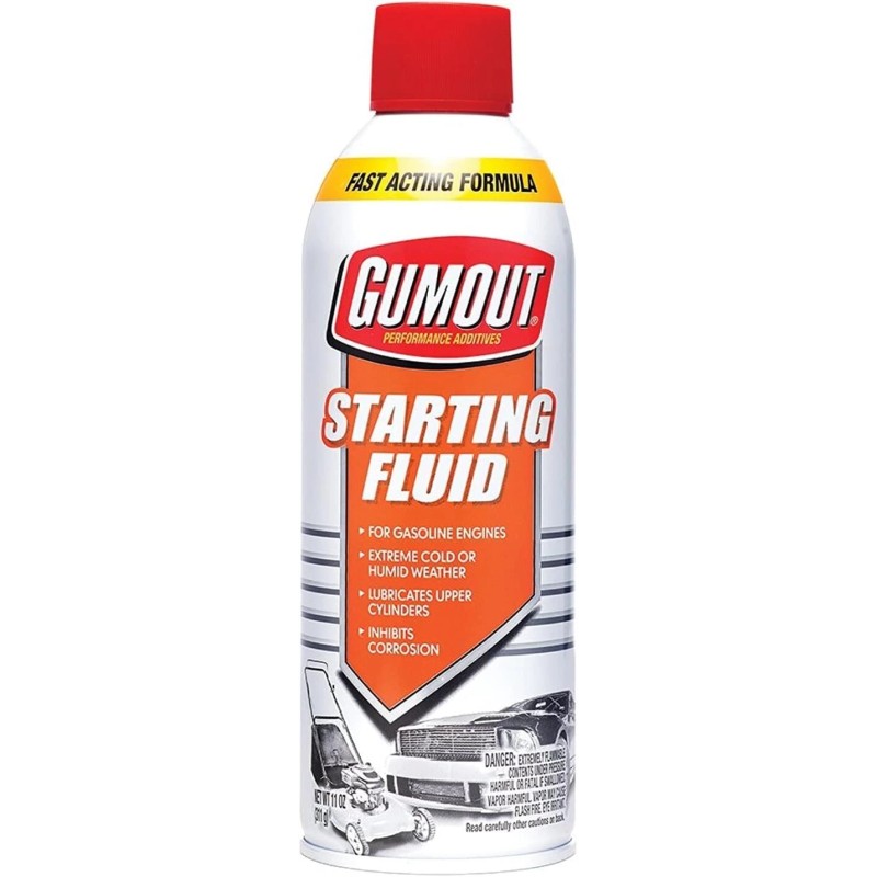 Gumout 5072866 Starting Fluid Spray 11 oz - Gas/Lawn Mower