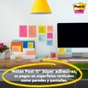 3M Post-it 5PK Notas Adhesivas Super Sticky 3x3, colores varios,