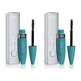 Belle Azul 360 Volumizing Long Lasting Smudge Proof Mascara, Black (Pack of 2)