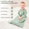 Yoofoss Baby Sleep Sack 0-6 Months 1.0 Tog Long Sleeve