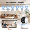 CASACOP 2PCS Smart Security Camera - 2K Home Security Camera,