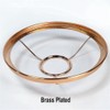 B & P Lamp Shade Ring Holder Brass Plated 10