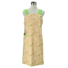 Marushin 1165013600 Studio Ghibli My Neighbor Totoro H-type Apron, Wild Strawberry and Flower