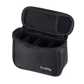 SmallRig Camera Storage Bag, Camera Protective Carrying Case, Nylon Handbag Storage Box with Breathable Mesh, Double Zip Design (Black) - 3704