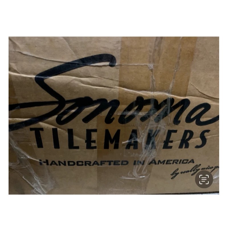 Sonoma New Sonoma Tilemakers Handcrafted Ceramic Tile 3" x 6"