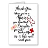 Thankyou Thank You Nurse Card Nurses Touch a life (envelope
