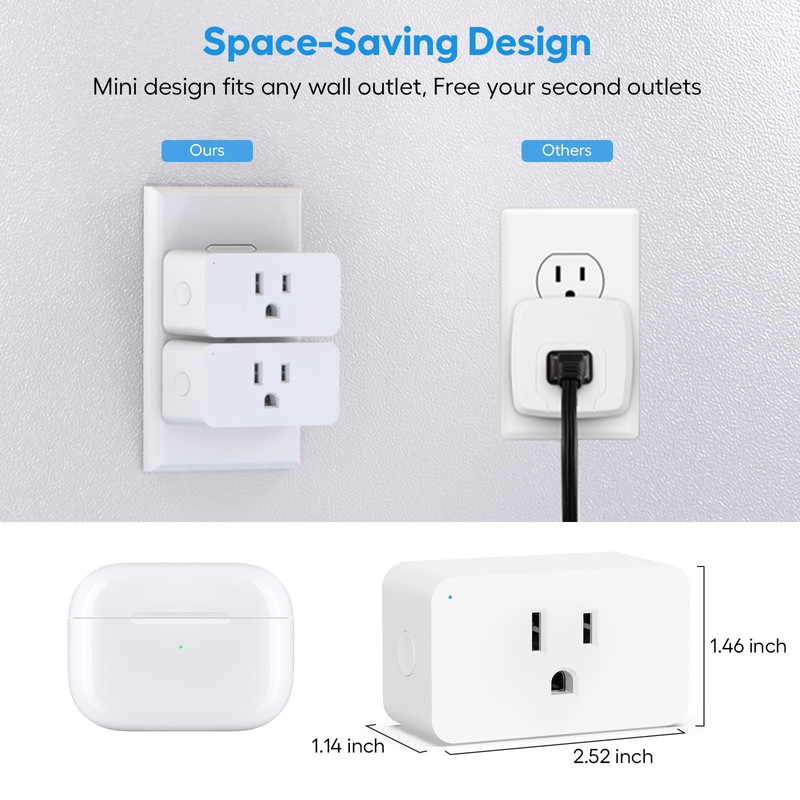 Z-Wave Dimmer Plug 800 Series Zwave Smart Plug，Dimmable Outlet Built-in