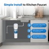 PUREPLUS Under Sink Water Filter System, 22000 Gallons, 99.99% Chlorine