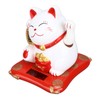 Lucky Cat Solar Powered Cute Decorative Wealth Welcoming Waving Fortune