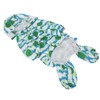 Reflective Puppy Raincoat Sea Turtle Pattern Lightweight Breathable Waterproof Pet