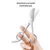Stainless Steel Applique Scissors Duckbill Blade Comfortable Ergonomic Handle DIY