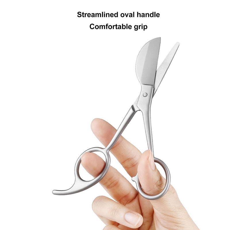 Stainless Steel Applique Scissors Duckbill Blade Comfortable Ergonomic Handle DIY