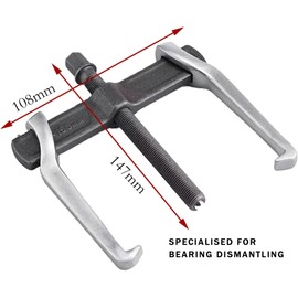 1Pc 2 Jaws Bearing Puller, 4 Inch 2 Jaw Gear Puller, Adjustable 2 Jaws Puller Tool, Bearing Puller, Gear Puller, Puller Tool, Bearing Pullers, Two Jaw Bearing Puller, Gear Bearing Puller