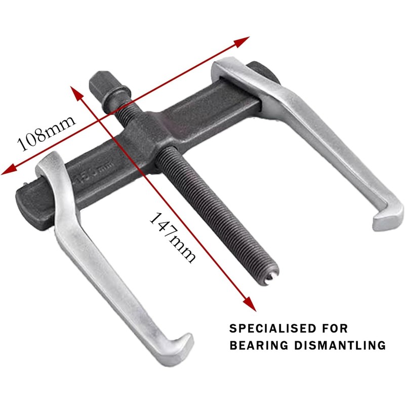1Pc 2 Jaws Bearing Puller, 4 Inch 2 Jaw Gear