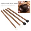 4PCS Steel Drum Mallets, 6.5in Glockenspiel Sticks Drum Stick Mallet