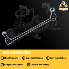 Koxot 2Pcs K750250 K750251 Front Stabilizer Sway Bar End Link Compatible With 2006-2013 Land Rover Range Rover Sport