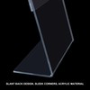 ROSSHINE A5 Acrylic Sign Holder, 6pack L-Shape A5 Perspex Display