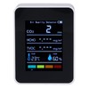 White Infrared CO2 Detector Realtime Reading Accurate Carbon Dioxide Temperature