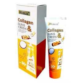Heblee Bloqueador Solar 90+  Con Colágeno Y Baba De Caracol 100ml