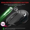 HXSJ Wireless Mouse 2.4G Rechargeable Gaming Backlit PC Laptop Desktop