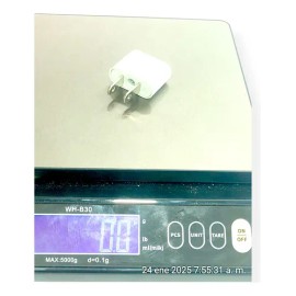 Adaptador Enchufe Europeo Clavija Celular Redondo A Plano Ac                                                                                          