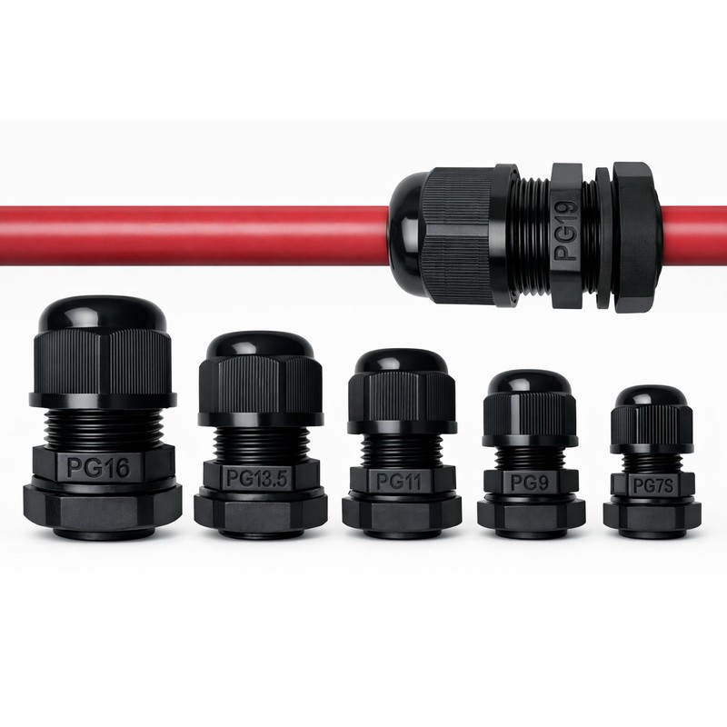 ANGSTROM 41pcs PG Cable Gland Kit for Waterproof Junction Boxes