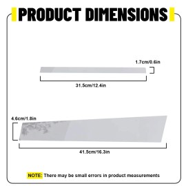 auxito_part For 2008-2012 Honda Accord 6PC Stainless Steel Chrome Pillar Post Trim Cover