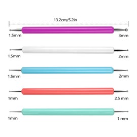 BQAN 10pcs Dotting Tools Set for Nail Art, Art Dot Tools Embossing Stylus for Painting